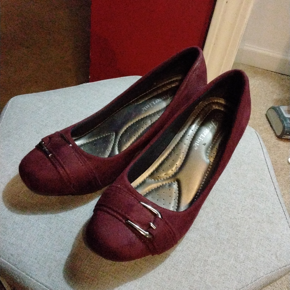 Forever Link Deep Burgundy Short Heel Pumps